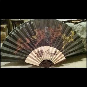 Decorative horse fans